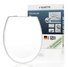 Sch&uuml;tte WC-Sitz WHITE, Duroplast, mit Absenkautomatik und Schnellverschluss
