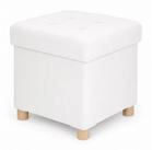 relaxdays Stauraumhocker Hocker mit Stauraum (1 St), wei&szlig;