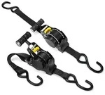 LuxusKollektion Spanngurt Ratschensspanngurt automatisch einziehbar 2 Stk 330cm
