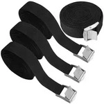 LuxusKollektion Zurrgurt Zurrgurt Ratschenset 4tlg 5m Schwarz (4-St) schwarz...