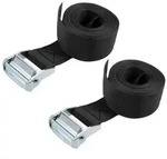LuxusKollektion Zurrgurt Spanngurt 4,5Mx50mm Schwarz 500Kg (2-St) schwarz