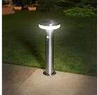 esotec LED Gartenleuchte Solar Edelstahl PIR Standleuchte Diona H=48cm 3 Modi...