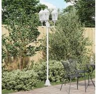 vidaXL Gartenleuchte vidaXL Garten-Licht 57 x 49 x 241 cm Aluminium und Glas
