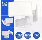 Maxkomfort LED Flutlichtstrahler SUN3200, LED fest integriert, 4000K,...