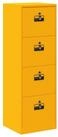 vidaXL Seitenschrank Aktenschrank Senfgelb 45,5 x 42 x 139 cm Kaltgewalzter...
