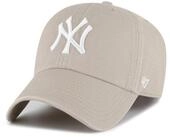 '47 Brand Baseball Cap Strapback CLEAN UP New York Yankees greige