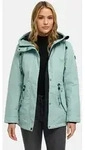 Navahoo Winterjacke Nibellaa 14 Warme Damen Jacke mit Taillenzugkordel gr&uuml;n XS...
