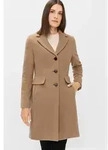 Fuchs Schmitt Kurzmantel Wollmix mit Kaschmir-Anteil beige|braun 34 EU