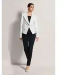 MADELEINE Kurzblazer Kurzer Jersey-Blazer mit Reverskragen Kariertes Design mit