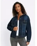 heine Blusenblazer Jeans-Jacke Langarm blau 40
