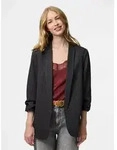 pieces Blusenblazer PCBOSELLA 3/4 PINSTRIPE BLAZER NOOS BC Materialmix, regular...