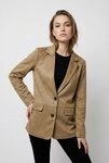 ONLY Lederimitatjacke ONLTULIP FAUX SUEDE BLAZER CC OTW aus Wildlederimitat