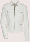 Jackenblazer MADELEINE "Blazer Jerseyblazer mit Steppstruktur", Damen, Gr. 42, wei&szlig;
