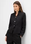 Jackenblazer BONPRIX, Damen, Gr. 46, schwarz, Obermaterial: 76% Polyester, 22%