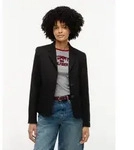 Tommy Hilfiger Kurzblazer TIMELESS WOOL 3 BUTTON BLAZER Materialmix, mit Wolle...