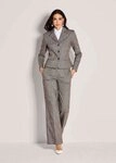 MADELEINE Kurzblazer Taillierter Businessblazer mit Reverskragen Eleganter...