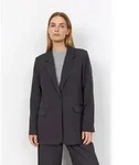 soyaconcept Longblazer SC-ANN 2 Materialmix mit Stretch braun S (36)