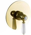 PaulGurkes Unterputzarmatur Goldene Hochglanz-Optik, Nostalgie-Design,