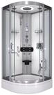 AcquaVapore Komplettdusche Fertigdusche Dusche D58-60T0 Wei&szlig; 100x100,