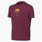 Nike T-Shirt FCB U NK CREST TEE F&uuml;r Kinder und Jugendliche rot S (128/134)