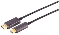 S-Conn Opt. DisplayPort Adapterkabel, HDMI-A, 4K60, 10m HDMI-Kabel