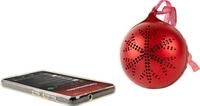 BigBen Bluetooth portabler Lautsprecher EPOK Weihnachtskugel rot AU390155