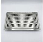 ich-zapfe Tropfschale Tropfblech CNS zum Einlassen 480 x 313mm