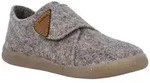 Richter Fun (Felt) Barfu&szlig;schuh Hausschuh mit Kontrastbesatz, Gr&ouml;&szlig;enschablone...