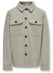ONLY & SONS junior Langarmhemd Osjnew Kodyl Overshirt Sweat Swt grau 146/152