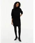 Tommy Jeans Sweatkleid TJW ESS TURTLENECK SWEATER DRESS Baumwolle schwarz S...