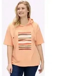 Witt Sweater Kapuzensweatshirt Kurzarm orange 54