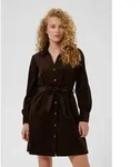 Culture Blusenkleid Kleid CUkalla braun M