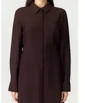 Blusenkleid Y.A.S "YASSAFERA LS LONG SHIRT DRESS S. NOOS", Damen, Gr. 38, N-Gr,