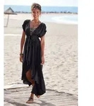 LASCANA Strandkleid mit B&auml;ndern zum Knoten 40