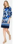 Betty Barclay Shirtkleid Damen mit 3/4 Arm blau 40 EU