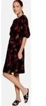 Zero Druckkleid Damen mit Bindeg&uuml;rtel Material rot 34 EU