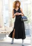 Midikleid BUFFALO "mit kleinem Cut-out und Zieraccessoire am Ausschnitt",...