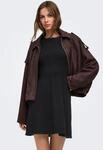 Strickkleid ONLY "ONLFIA LS FIT FLARE ONEC DRESS CS KNT", Damen, Gr. XS, N-Gr,