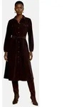Cordkleid ZERO "Cordkleid mit Bindeg&uuml;rtel", Damen, Gr. 36, EURO, schwarz...