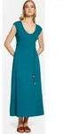 Zero Maxikleid Damen mit G&uuml;rtel Material blau 36 EU