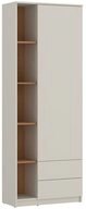 Lomadox Kleiderschrank FIER-129 Kaschmir mit Eiche, 1 T&uuml;r, 2 Schubladen,...
