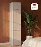 mokebo Kleiderschrank Beige 'Robe' Schrank Deckenhoch Kaschmir Push-to-Open...