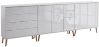 BMG M&ouml;bel Kommode Sideboard Mailand Set 7 in verschiedenen Ausf&uuml;hrungen...