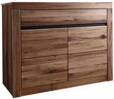 Massivmoebel24 Sideboard MONTREUX (Massivholz), Wildeiche / Zerreiche 108x43x80...
