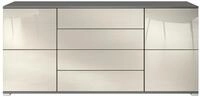 Vladon Sideboard Rova V2 (Kommode mit 4 T&uuml;ren, 4 Schubladen, Made in Germany),
