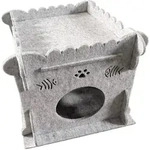 Aum&uuml;ller Katzenhaus Aum&uuml;ller Katzenhaus Purr Tower 40 x 40 cm hellgrau grau