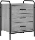vidaXL Nachttisch 48 x 365 x 60 cm Nachttisch Sonoma-Grau 48x36,5x60 cm...