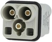 Harting DIN-Stecker Titel:Han Q2/0 High Voltage Stifteinsatz (M)