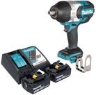 Makita Akku-Schlagschrauber DTW 1004 RT 18 V 1050 Nm 1/2" Brushless + 2x Akku...