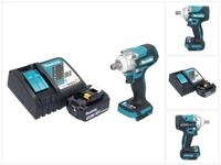 Makita Akku-Schlagschrauber DTW 301 RF1 18 V 330 Nm 1/2" Brushless + 1x Akku...